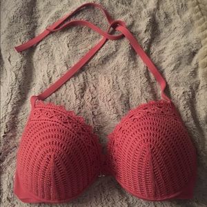Mauve pink bathing suit top